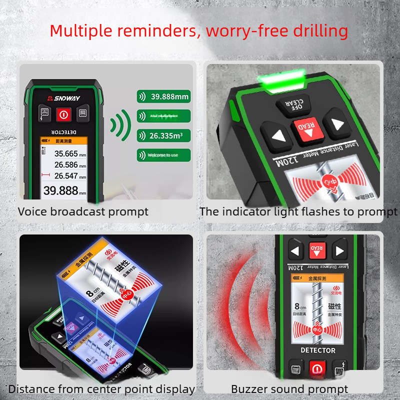 SNDWAY Multifunctional Wall Sc - Water Leak Detector Wired recension och pris