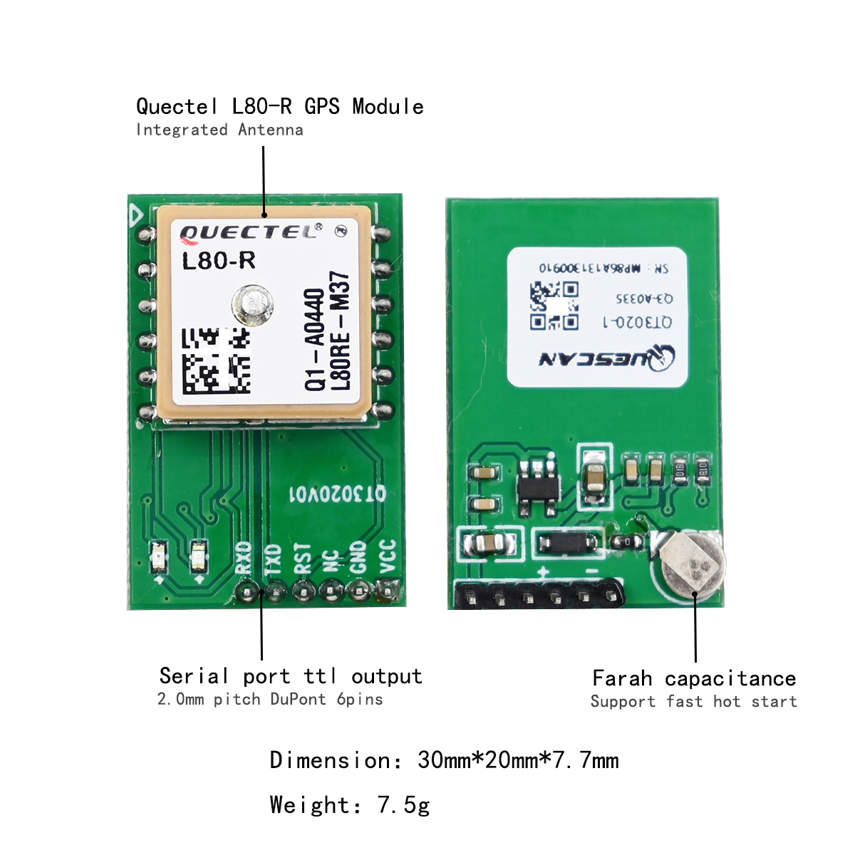 Quectel L80-R L80RE-M37 Serial - Home Automation Arduino recension och pris
