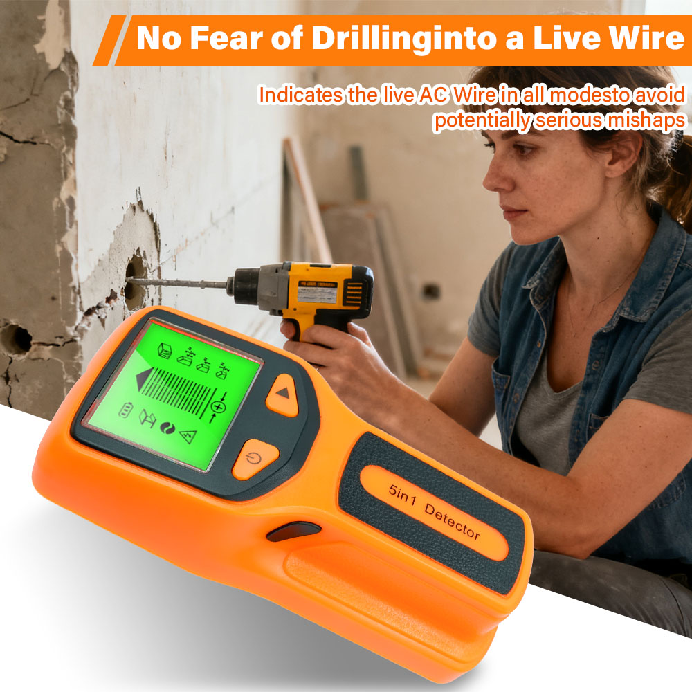 Handheld 5 in 1 Digital Wall S - Water Leak Detector Wired recension och pris