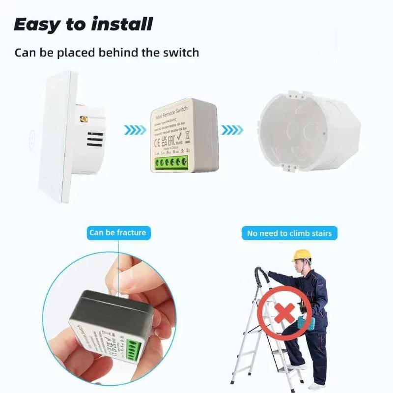 RF 433 MHz Smart Switch Mini D - Smart Home Automation Diy recension och pris