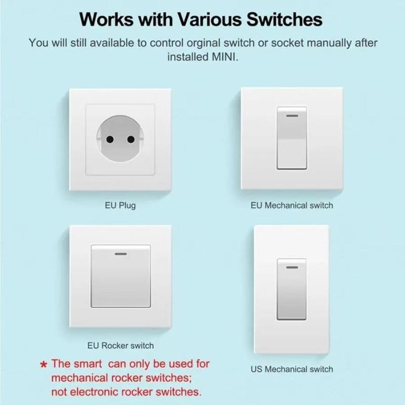 RF 433 MHz Smart Switch Mini D - Smart Home Automation Diy recension och pris